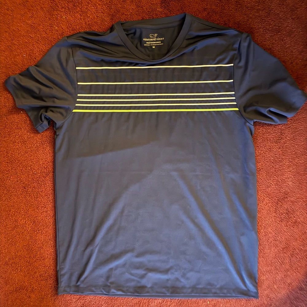 Vineyard Vines Performance Navy Blue T-Shirt Sz M
